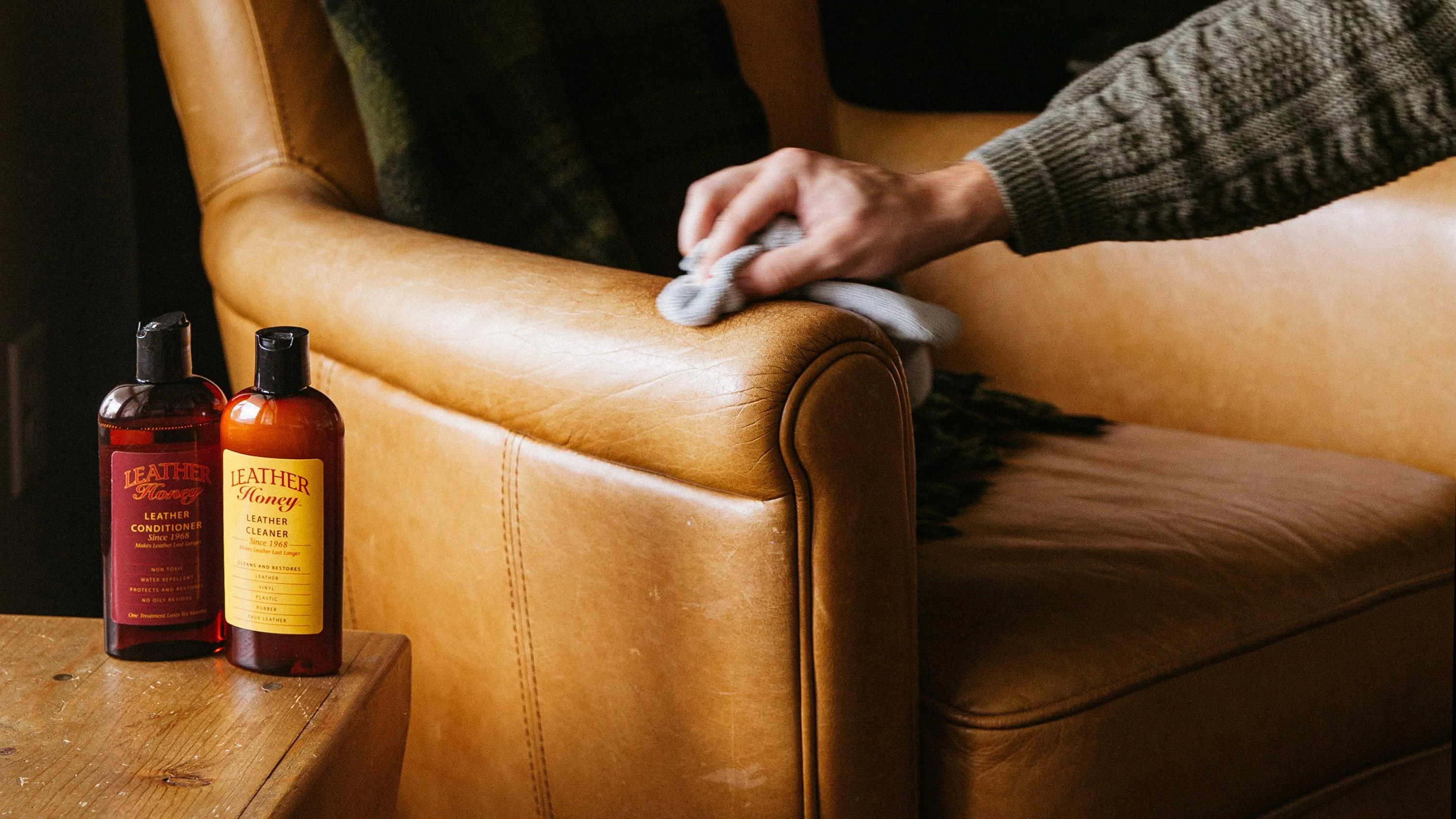 Care instructions for different types of leather